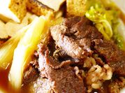A picture of beef pechay