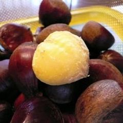 A picture of Easily Peel Chestnuts with a Pressure Cooker.