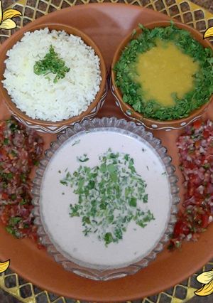 A picture of Varan Bhaat.