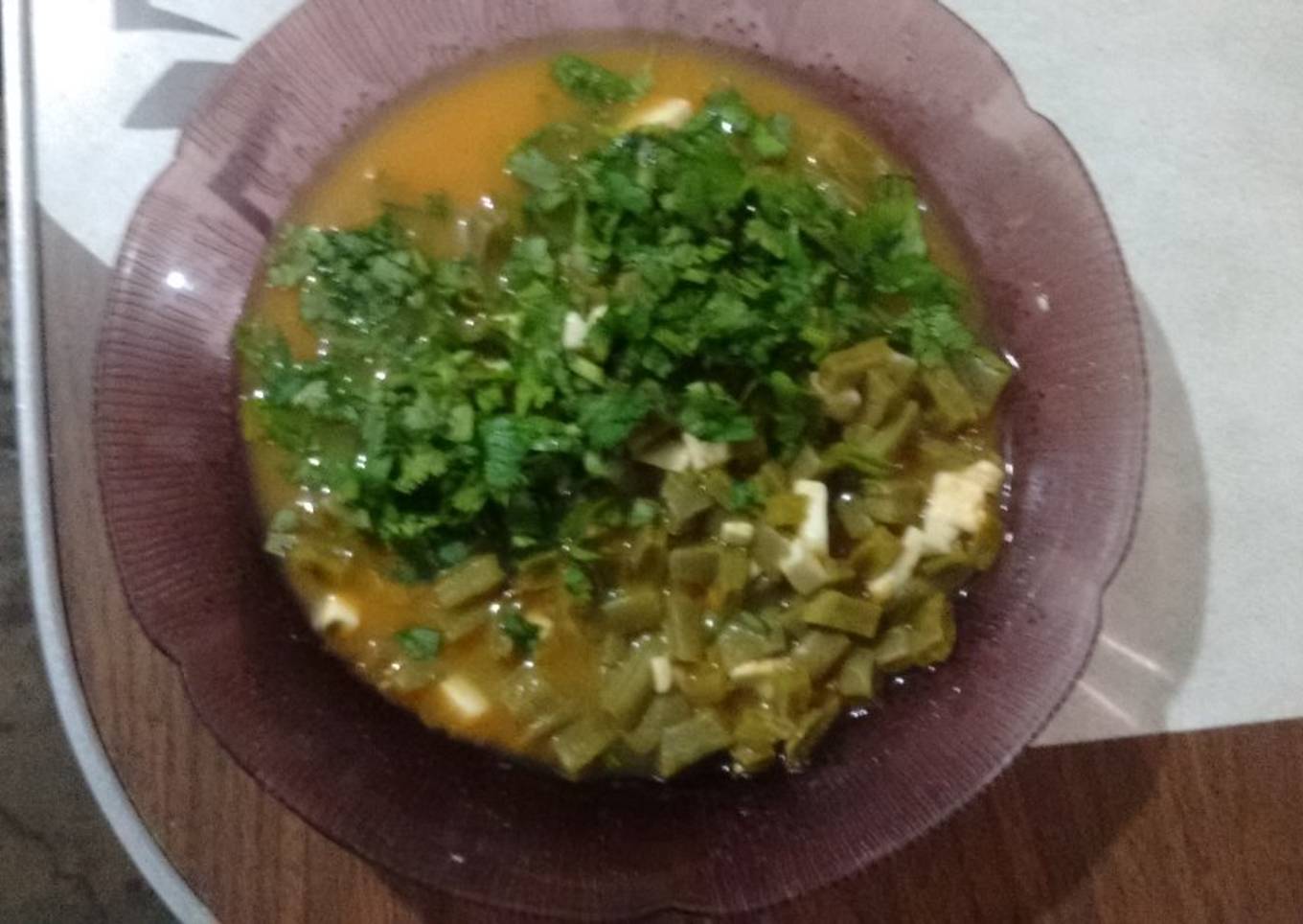 Sopa de nopal