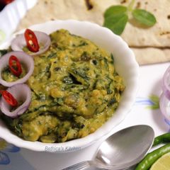 A picture of Methi Pithla.