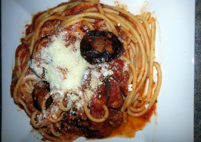 shiitake mushroom spaghetti