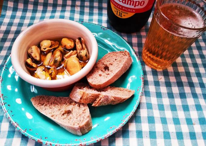 Mejillones en escabeche. Receta para Crock Pot