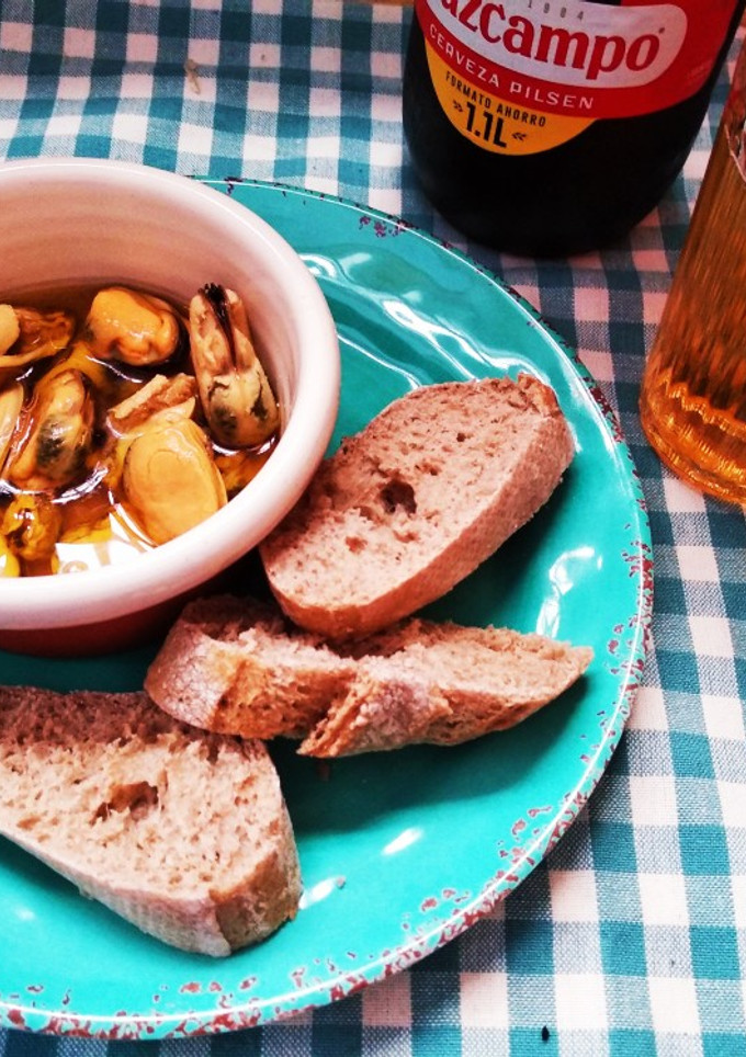 Una foto de Mejillones en escabeche