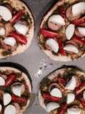 Italian Caprese & Chicken Sausage Mini Pizza