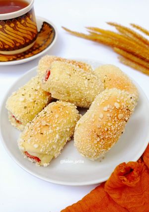 Foto resep Crunchy Sausage Rollbread