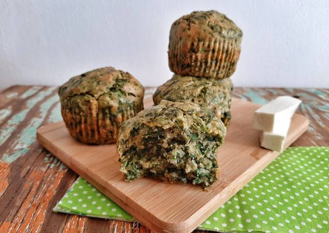 Passi a Preparare Qualsiasi notte della settimana Muffin agli spinaci
