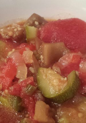 A picture of ratatouille.