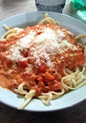 A picture of Pasta Roze.