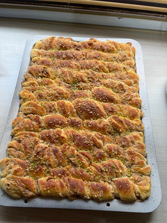 عکسی از دستور نان آچما (ارده و گردو)