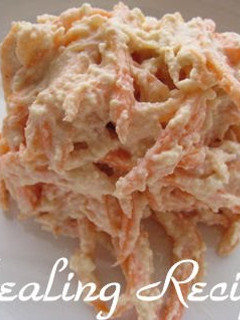 A picture of Carrot Tofu Salad (Shira-ae) Macrobiotic Recipe.