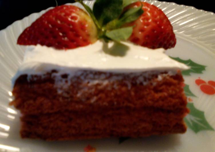 Recipe of Ultimate Sunshine&#39;s strawberry angel cake