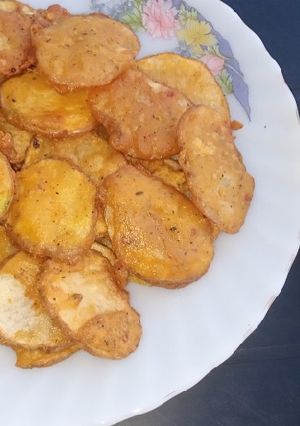 A picture of Potato pakora.