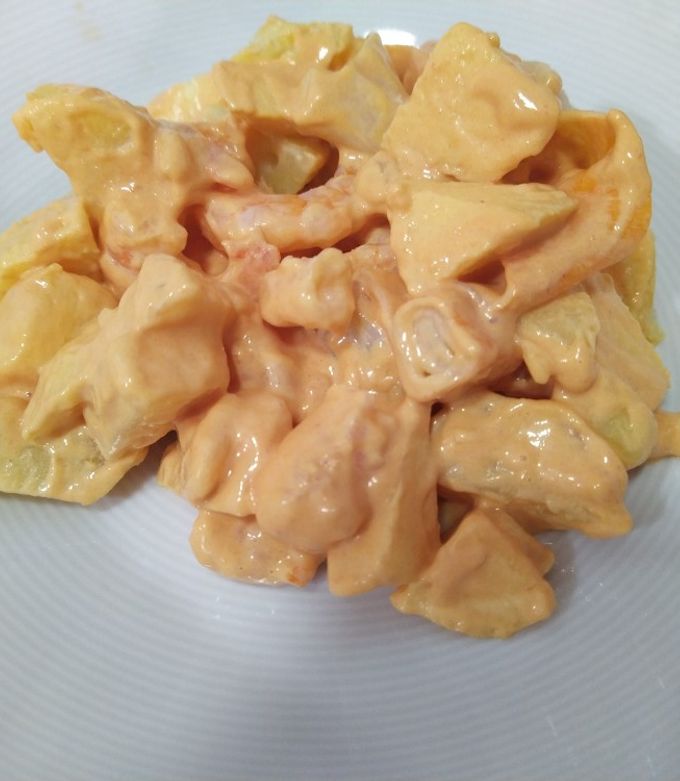 Foto principal de Ensalada de patata con salsa cocktail