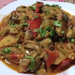 Turai ka Salan (Ridge gourd Curry) A picture of Turai ka Salan (Ridge gourd Curry).