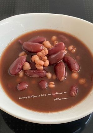 A picture of Kidney Red Bean & Job’s Tears with Cocoa.