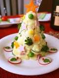 Potato Salad Christmas Tree