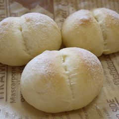 A picture of Baby Milk Rolls (with a bread maker).