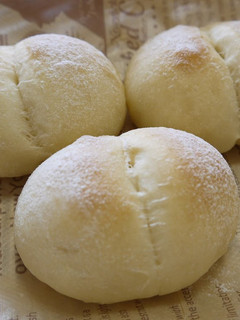 A picture of Baby Milk Rolls (with a bread maker).