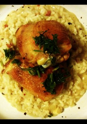 A picture of Sicilian Mafia Risotto.