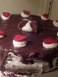 Torta de Oreo y fresas