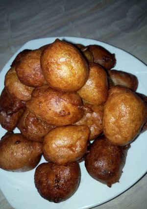 Plantain puff puff ainihin hoton girkin