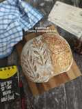 Country Sourdough Bread (Mix gandum, 70% Hydration)