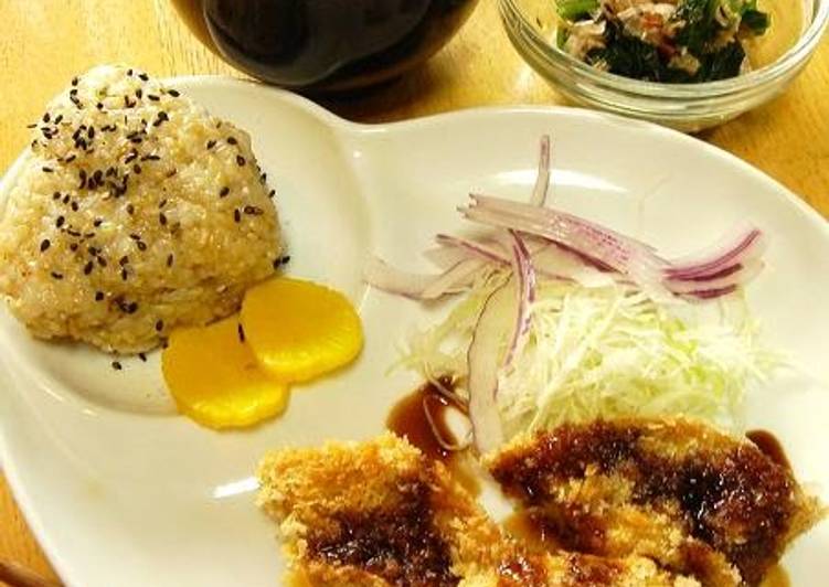 Easy Way to Cook Speedy Macrobiotic Fried Kurumabu (mock pork cutlet)