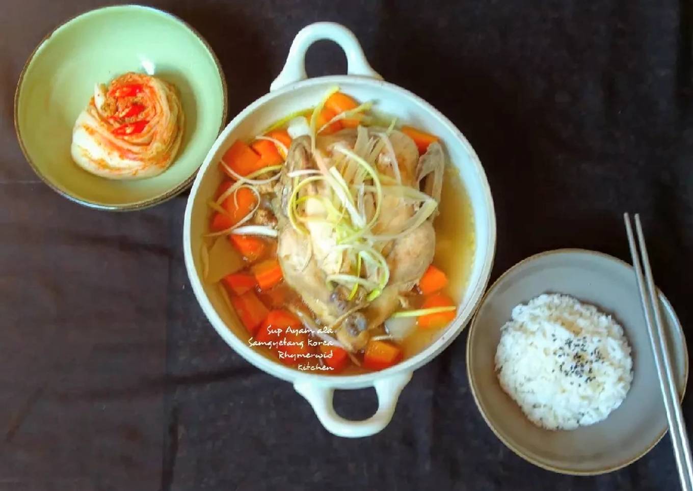 Sup Ayam ala Samgyetang Korea