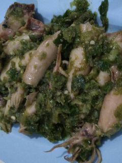 Foto resep Tumis cumi asin cabe ijo