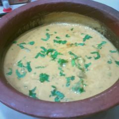 A picture of Mix vegetable and mushroom rich Indian style gravy.