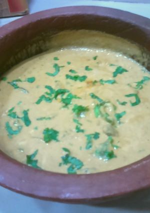 A picture of Mix vegetable and mushroom rich Indian style gravy.