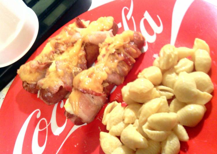 How to Make Super Quick Homemade Bacon Wrapped Wiener Boats