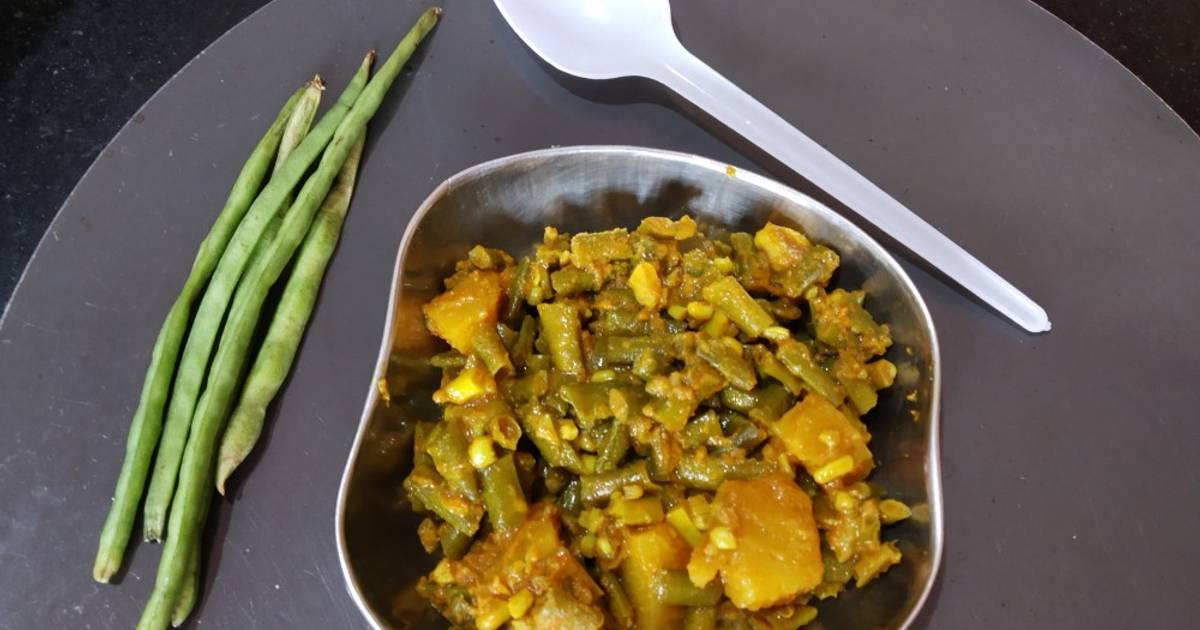 Heena Chandarana દ્વારા રેસીપી ફ્રેન્ચ બિન્સ સબ્જી (French Beans Sabji