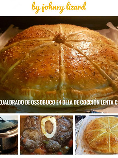 Una foto de Pastel hojaldrado de Ossobuco en olla de cocción lenta CrockPot