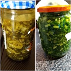 A picture of Fermented turnip green 雪菜做法.