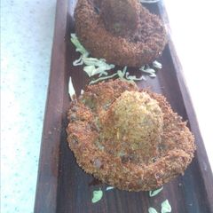 Mushroom cutlets A picture of Mushroom cutlets.
