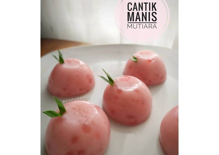 resep cara mengolah Cantik Manis Sagu Mutiara