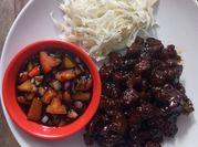 Gambar sate daging sapi tanpa tusuk