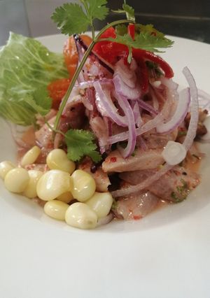 Una foto de Ceviche de pescado
