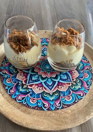 Une photo de Tiramisu à la pommes caramel et spéculoos
