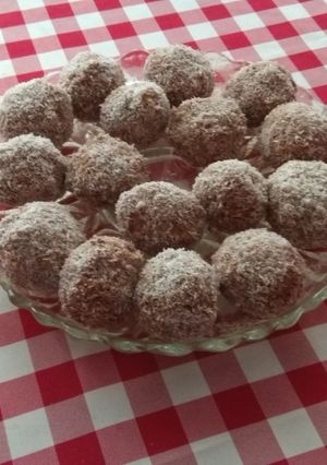 Almás zabpehelygolyók recept fotója