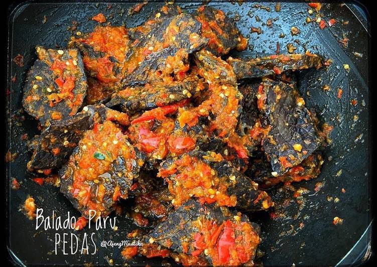 Bagaimana Membuat Paru Balado Pedas yang Enak