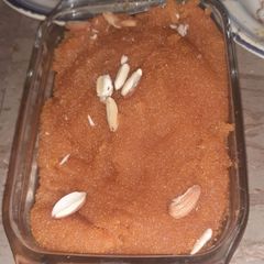 A picture of Soji ka halwa.