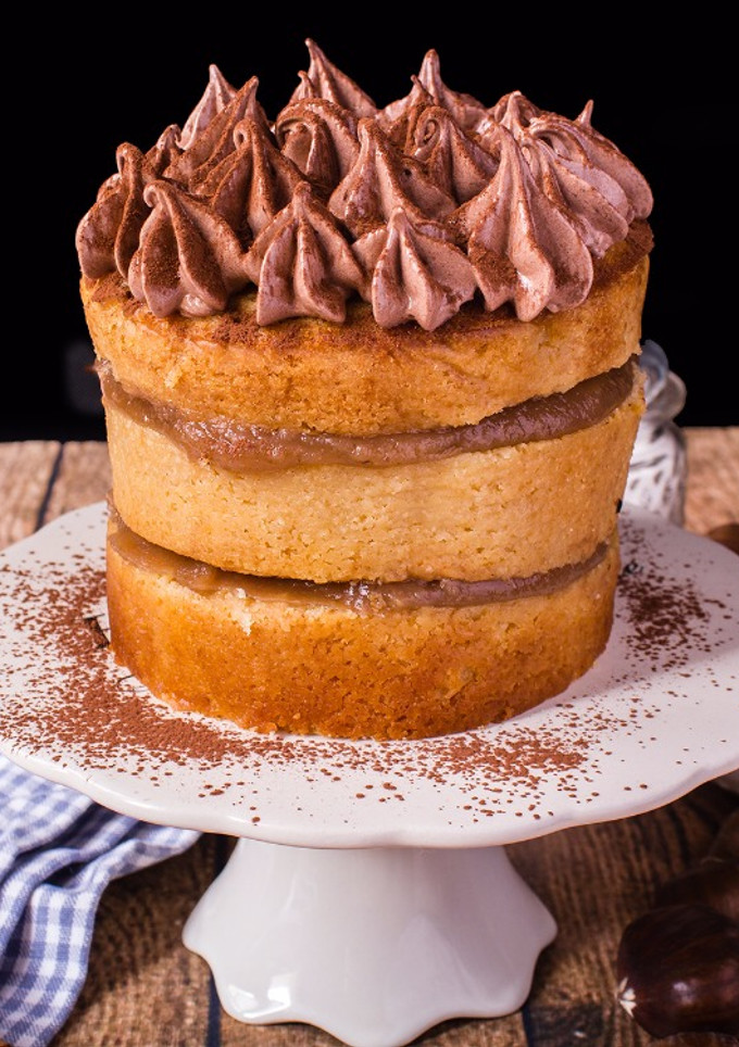 Una foto de Layer cake Baileys Marron Glacé