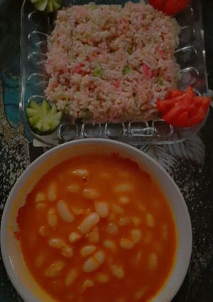 صورة لوصفة مرقه فاصوليا يابسه بيضاء