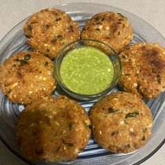 A picture of Sabudana paneer tikki without potato.