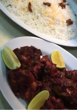 صورة لوصفة دجاج تندوري على طريقتي 👍😍