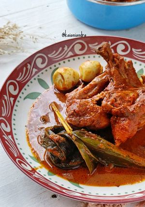 Foto resep Rendang Ayam Telur Puyuh Khas Minang