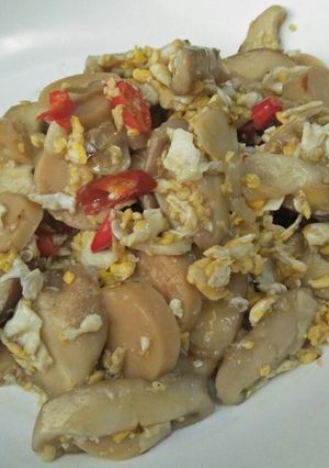 Foto resep Tumis jamur sosis telur